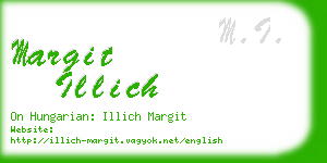 margit illich business card